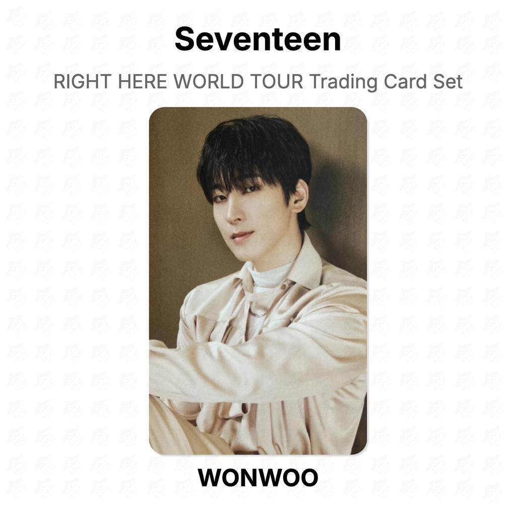 Seventeen RIGHT HERE WORLD TOUR Trading Card Set Official Photocard