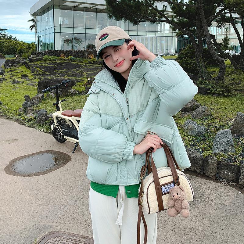 New winter cotton-padded clothes women's short loose coat design sense thickened cotton-padded jacket tide