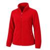 Veste polaire femme rouge zippée et chaude – XS à XXL - Rouge