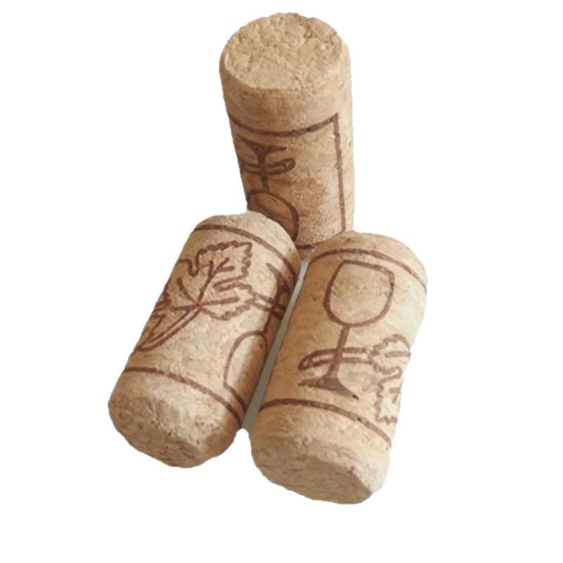 Red Wine Granulated Cork Bottle Stopper | Natural 1+1 Cork