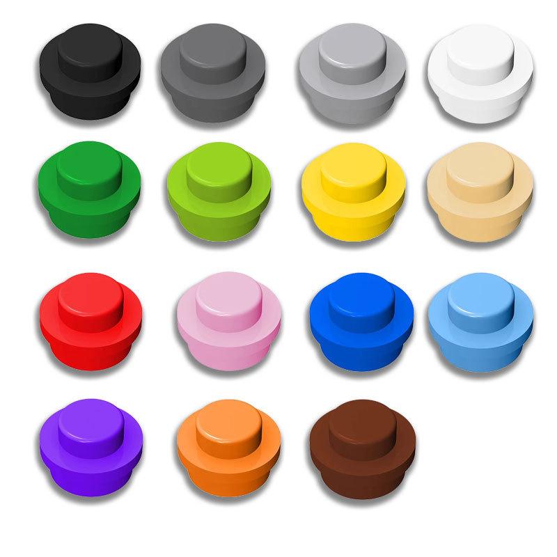50g/416Pcs 6141 4073  1x1 Dot Board Building Block Moc Color Spare Parts Compatible with Brick DIY Children's Toy Assembly