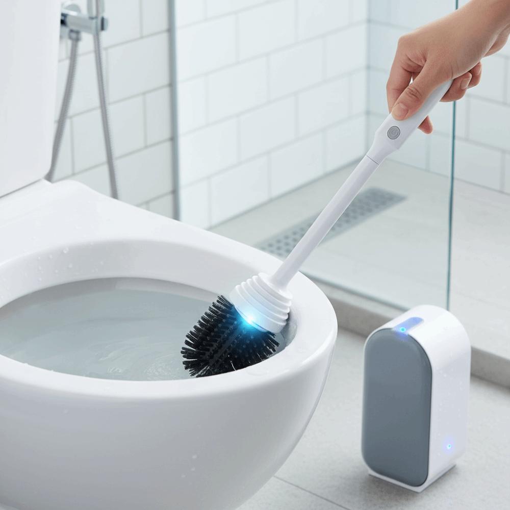 Intelligent Intelligent Toilet Brush Electric Smart Toilet Brush Toilet Brush With Base  Home Use