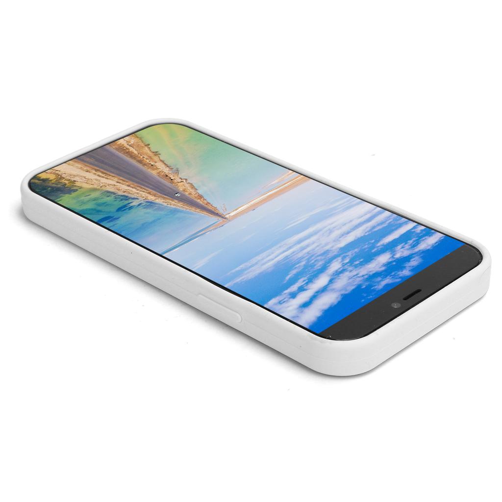 Phone Silicone Case Protection Cover ShockProof Cellphone Case Fit for IOS 12 Mini(White )