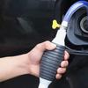 Manual 3FT Hand Siphon Pipe Hose Pump for Water Oil Petrol Fuel Liquid Transfer Tool for Automotive and Workshop Use