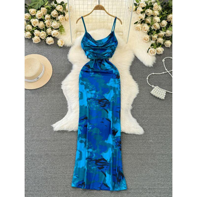 Sanya Sling Elegant Graceful Seaside Holiday Beach Dress