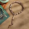 Hui Muslim Prayer Tasbih: 33 Handmade Imitation Amber Beads for Zikr and Jewelry.