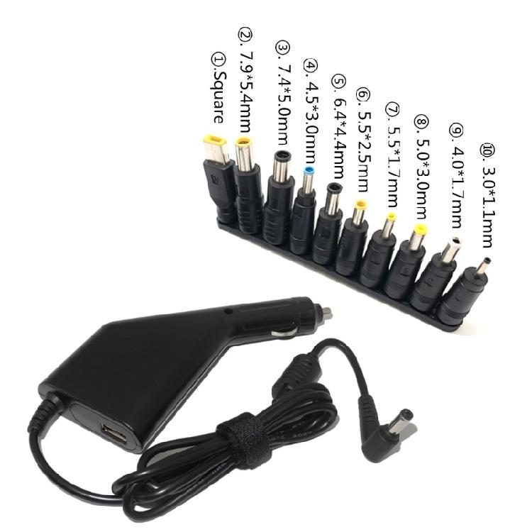 45W 65W 90W Power Supply Car Charger Laptop Adapter with Multi-type Connectors