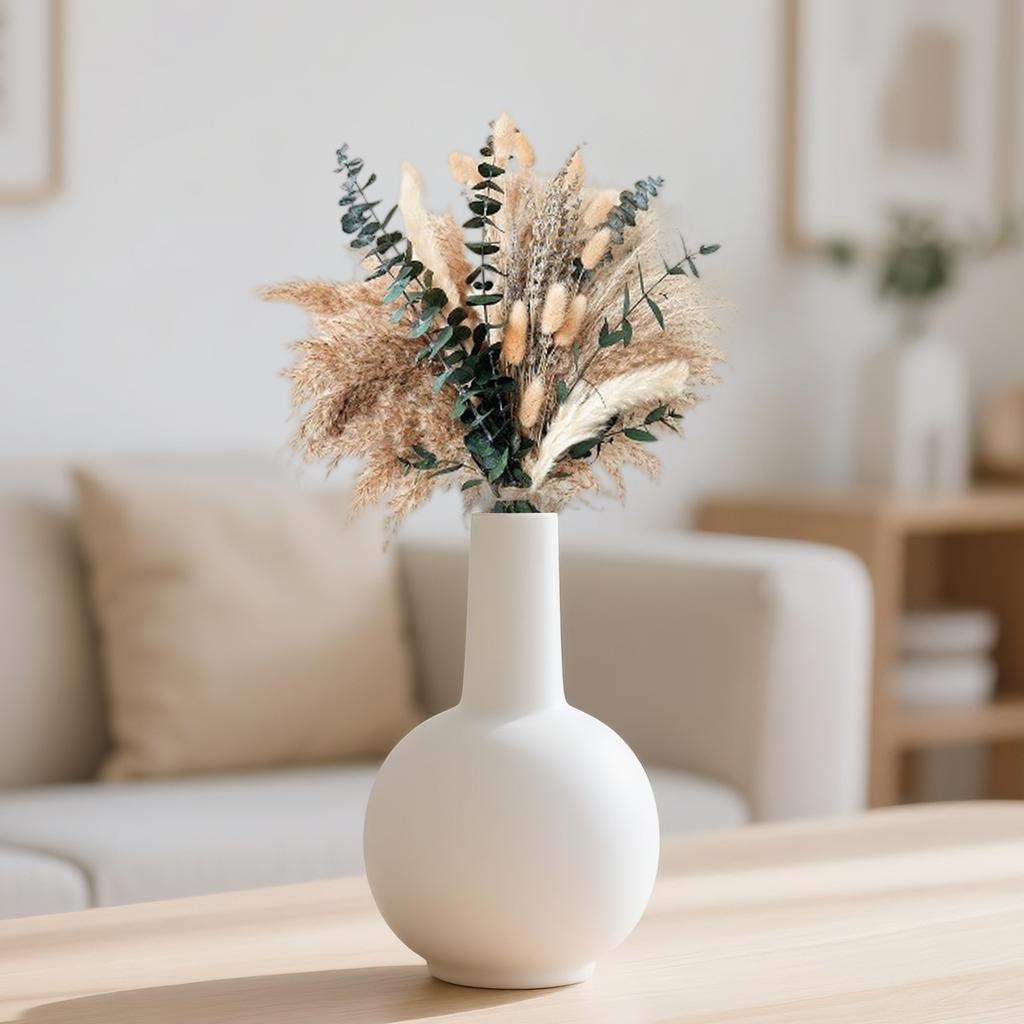 Feather Decoration 44cm High - Beautiful Bouquets, Dried Flowers, Feather Grass - Used For Wedding Or Dried Flower Decoration.