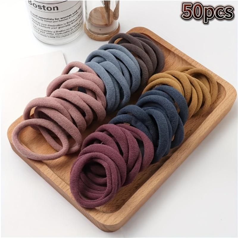 High elastic hair loop French style thick Women's hair rope graduation gift