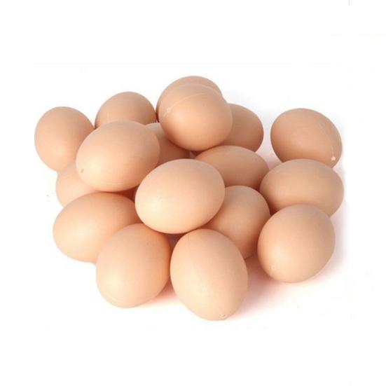 6Pcs Simulation Artificial Egg Easter DIY Painting Crafts Pretend Play Kids Toy