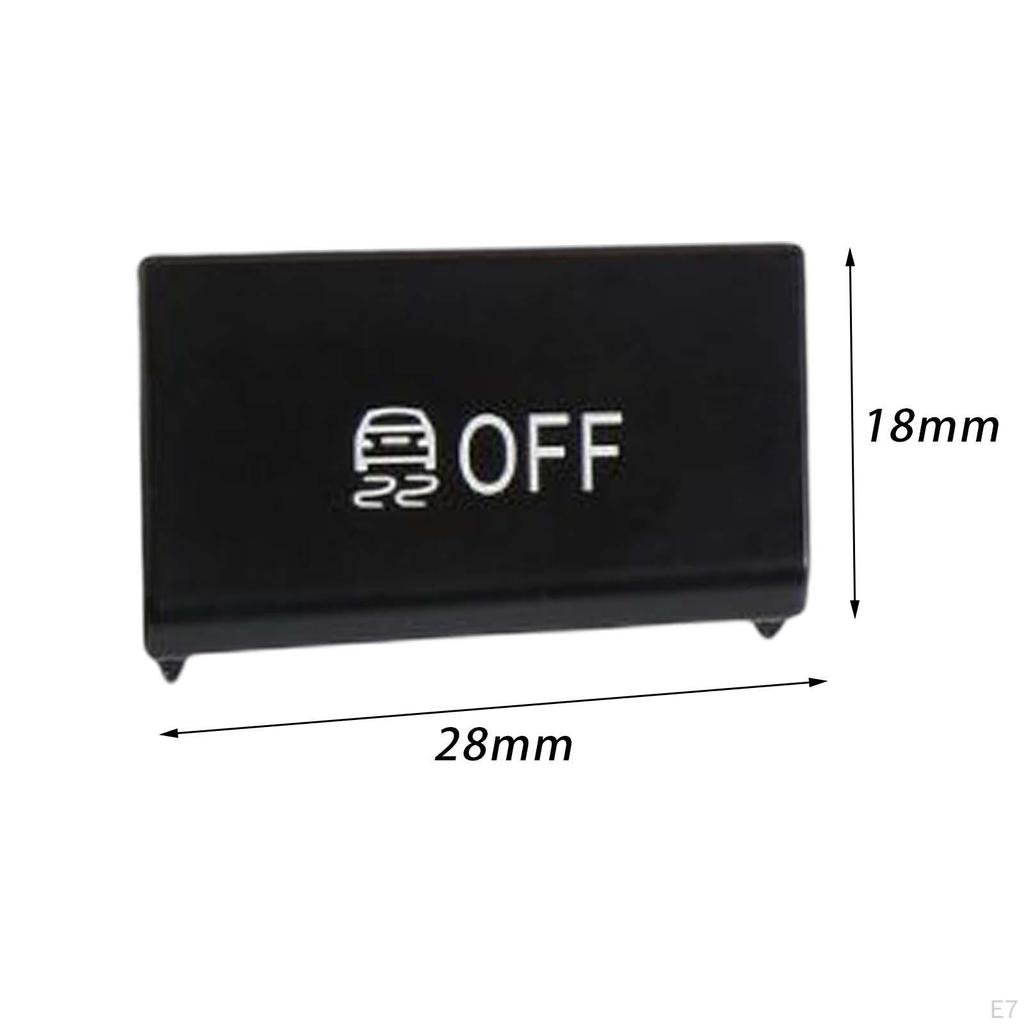 Car Center Console Switch Button Cover for BMW E90 E92 E93 Durable