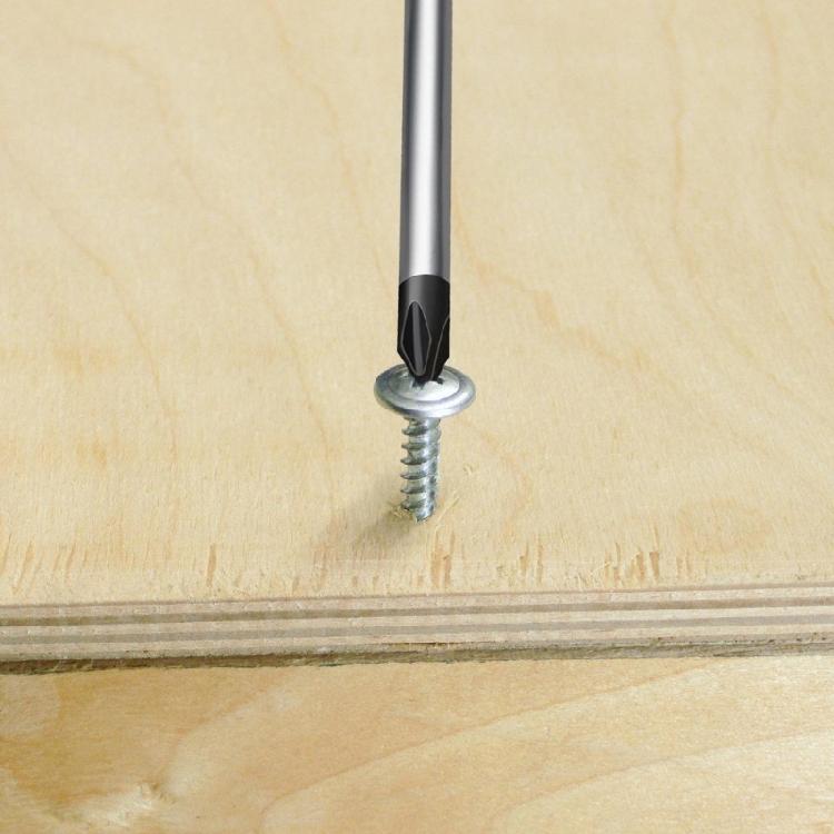 6mm Screwdriver Long Crosses Head Screwdriver Flat Screwdriver Magnetic Screwdriver With Rubber Handle for Home Repair