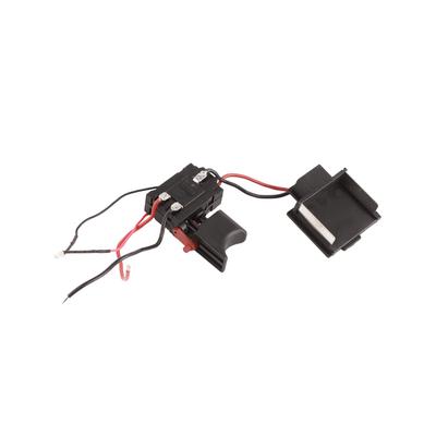 Schwarzer Triggerschalter für Bohrmaschinen mit einstellbarer Geschwindigkeit CW/CCW 7,2 V-24 V 