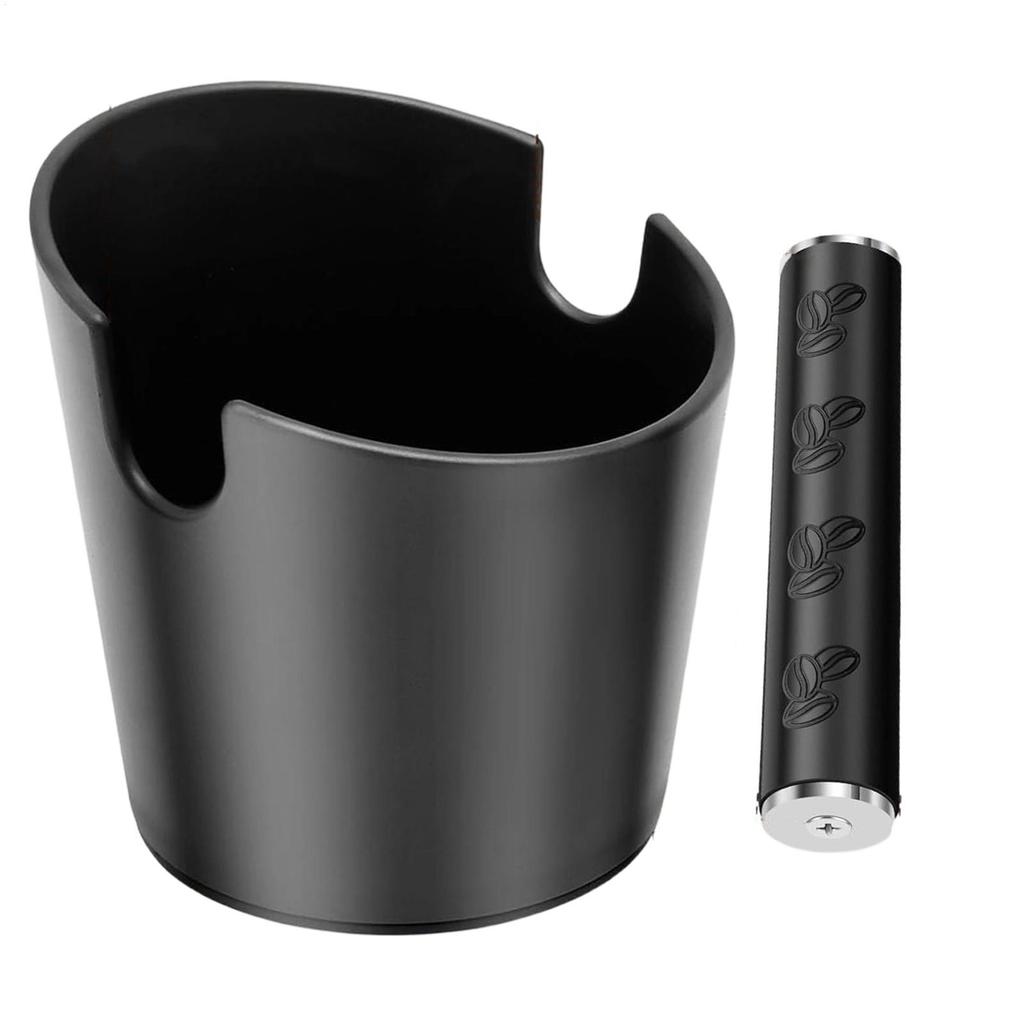 Coffee Knock Box For Grind Waste Grounds Dump Anti-slip Pad Shock-Absorbent With Removable Bar Espresso Maker Cafe  Tools