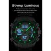 POEDAGAR Clock Waterproof Electronic LED Luxury Watches Dual Time Display Digital Stainless Steel Quartz Watch