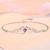 Korean Style Angel Wings Heart Bracelet for Women