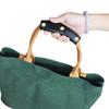 2 Pieces Leather Handle Wrap for Handbags Bucket Bags Luggage Grips with Buckle Suitcase Bag Handle Covers Sleeve