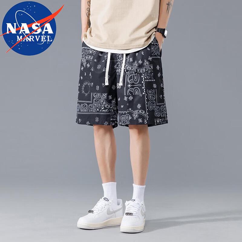 NASA MARVEL Men's Summer Casual Shorts