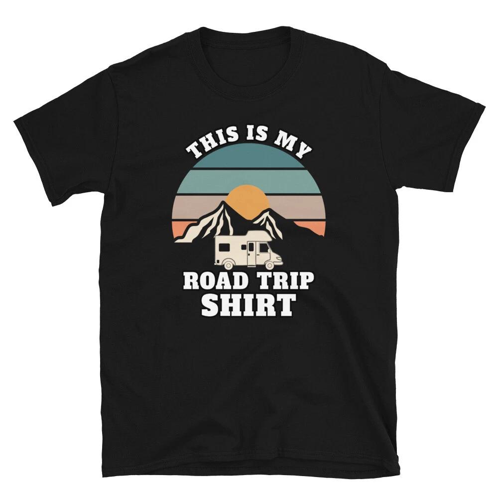 Camping This Is My Road Trip Shirt RV Camper Gift T-shirt 2XL