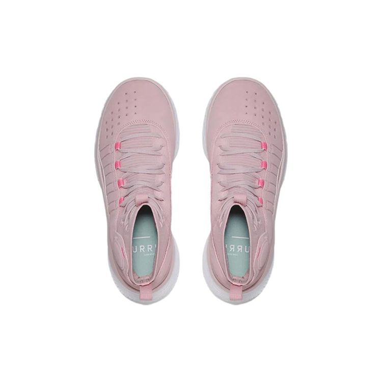 Curry Brand Curry 4 FloTro Retro Pink Herren Sneaker White Opal-Blue 3024861-600