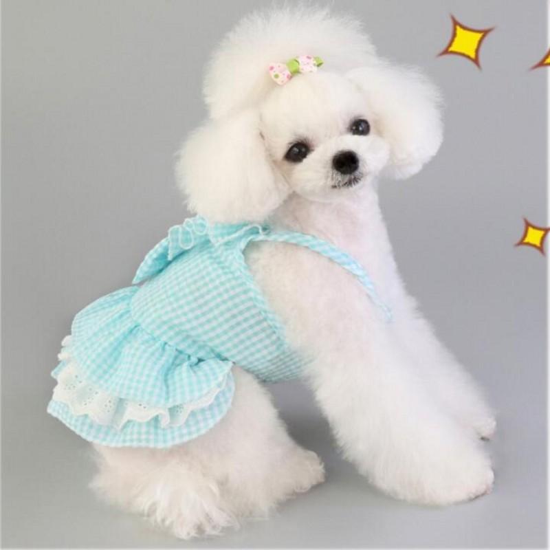 Pet Dog  Jumpsuits for Rabbit Print Dog Sling Dress Summer Winter Pet Outfits Puppy Skirt Dog Clothes