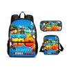 Bloons TD 6 Backpack Pen Bag Shoulder Bag 3Pcs Set New Trendy Game Printed Kindergarten Boys and Girls