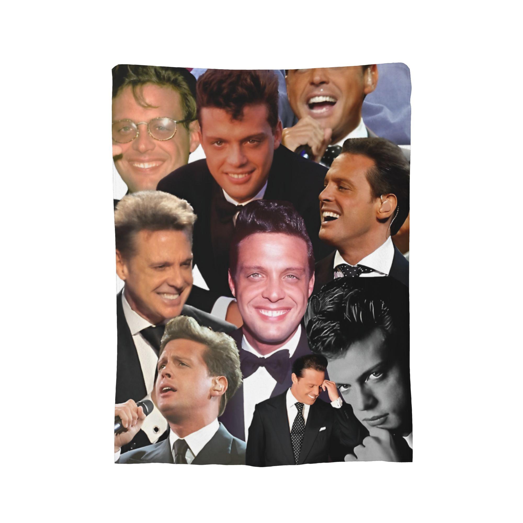 Luis Miguel Singer  Blankets Fleece Printed   Multifunction Soft Throw Blanket for Home Office Rug Piece 30x40in