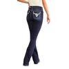 Women's Denim Classic Versatile High Waist Fashionable Trousers