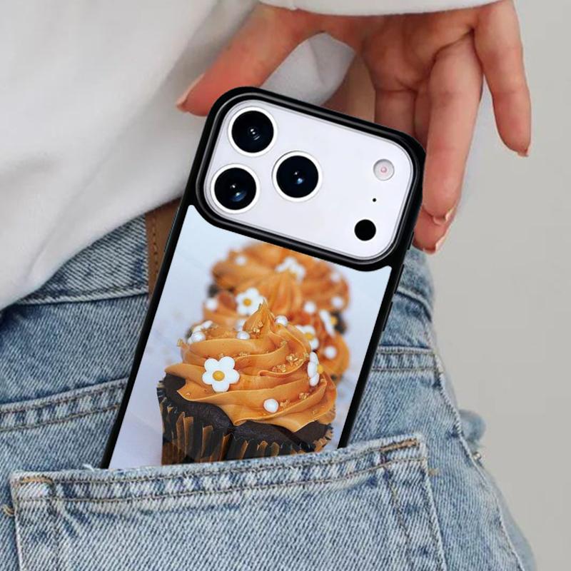 Cake Art Fancy Desert Phone Case for iPhone 16e 15 14 13 12 17 Pro Max Plus Air 17pro Cover Coque