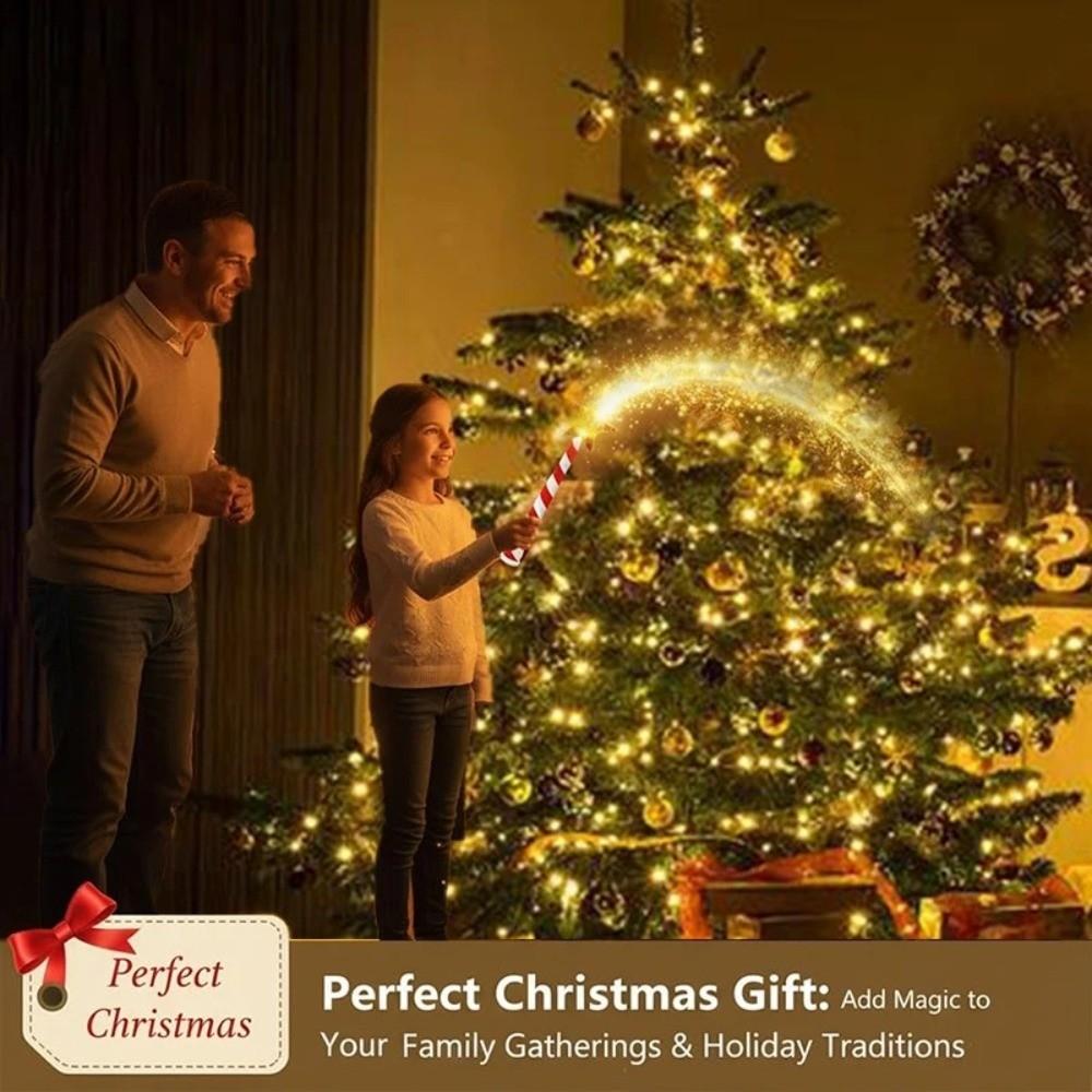 Creative USB Magic Wand Christmas Light Cute DIY Musical LED Star Light Cartoon Christmas Tree Star Decoration Home Decor