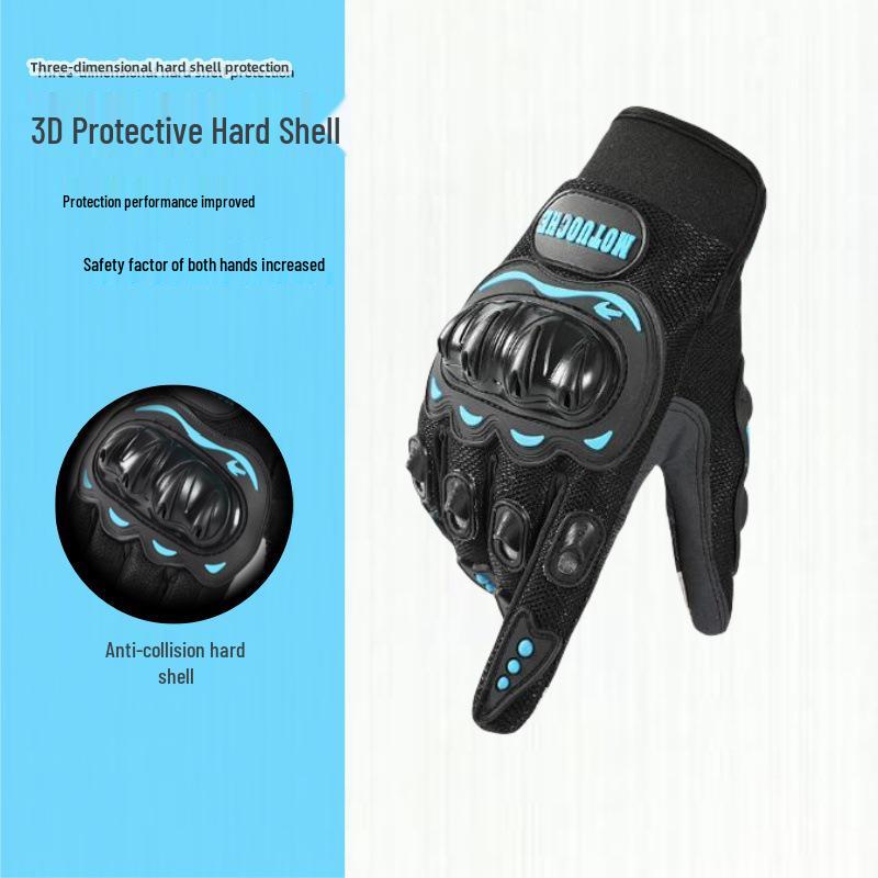 Breathable Non-Slip Summer Half-Finger Cycling & Motorcycle Gloves