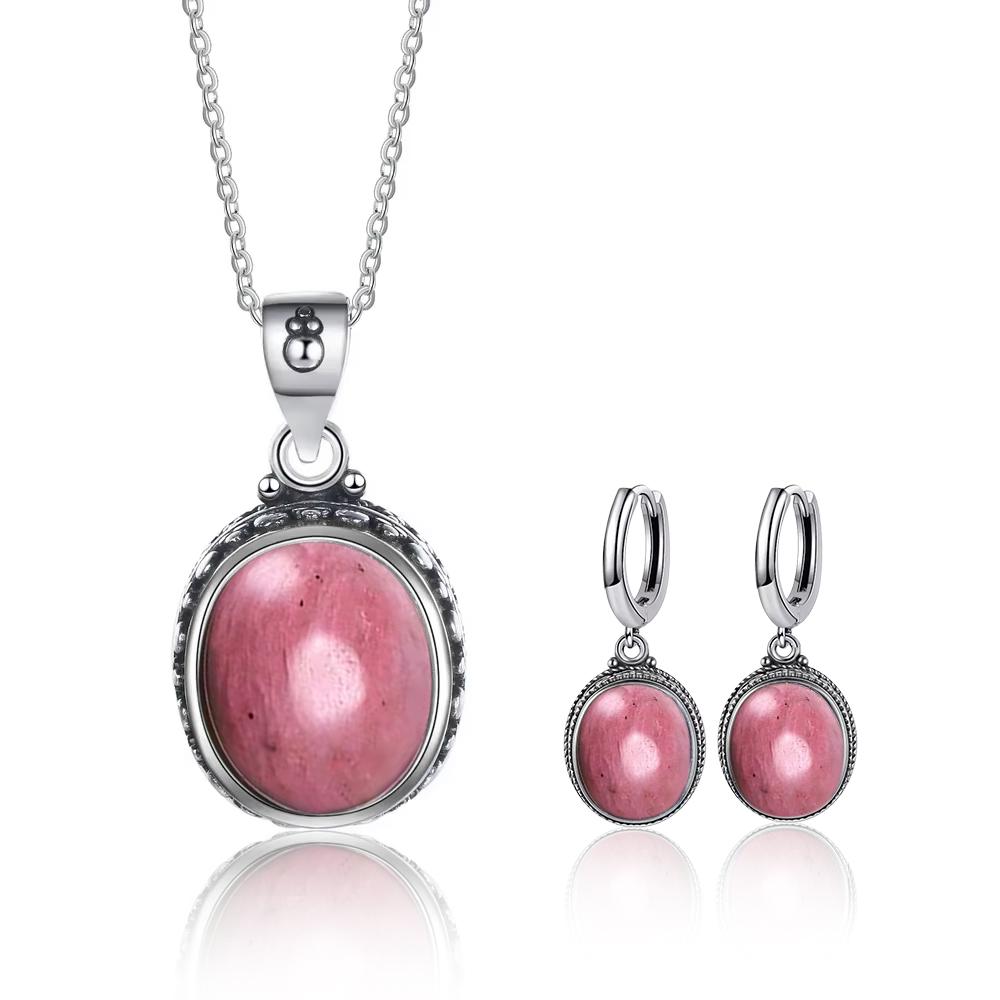 Vintage 925 Silver Natural Labradorite Earrings with Blue Light 10*12mm Big Stone Hoop Earrings Fine Jewelry for Women