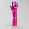 Cosplay Πάρτι Σκηνική Παράσταση Γυναικεία Γάντια Μακρυά από Συνθετικό Δέρμα με Γυαλάδα που Καλύπτουν Ολόκληρα τα Δάχτυλα