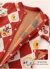 Unisex Baby Rompers - Autumn/Winter Red New Year Jumpsuit for Newborns