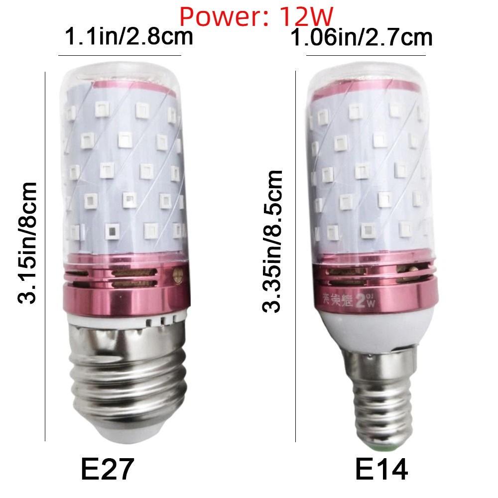 Practical Red Color E14/ E27 Corn Lights Energy Saving No Flicker LED Corn Bulbs Replace High Brightness LED Bulbs Living Room