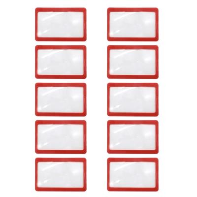 Portable 3x Magnification Card Magnifier Suitable For Electronic Component Model Recording And Detailed Visual Inspection