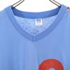 RUSSELL ATHLETIC 90s Made in USA Old Short sleeve V neck T-shirt S Blue Men's Used