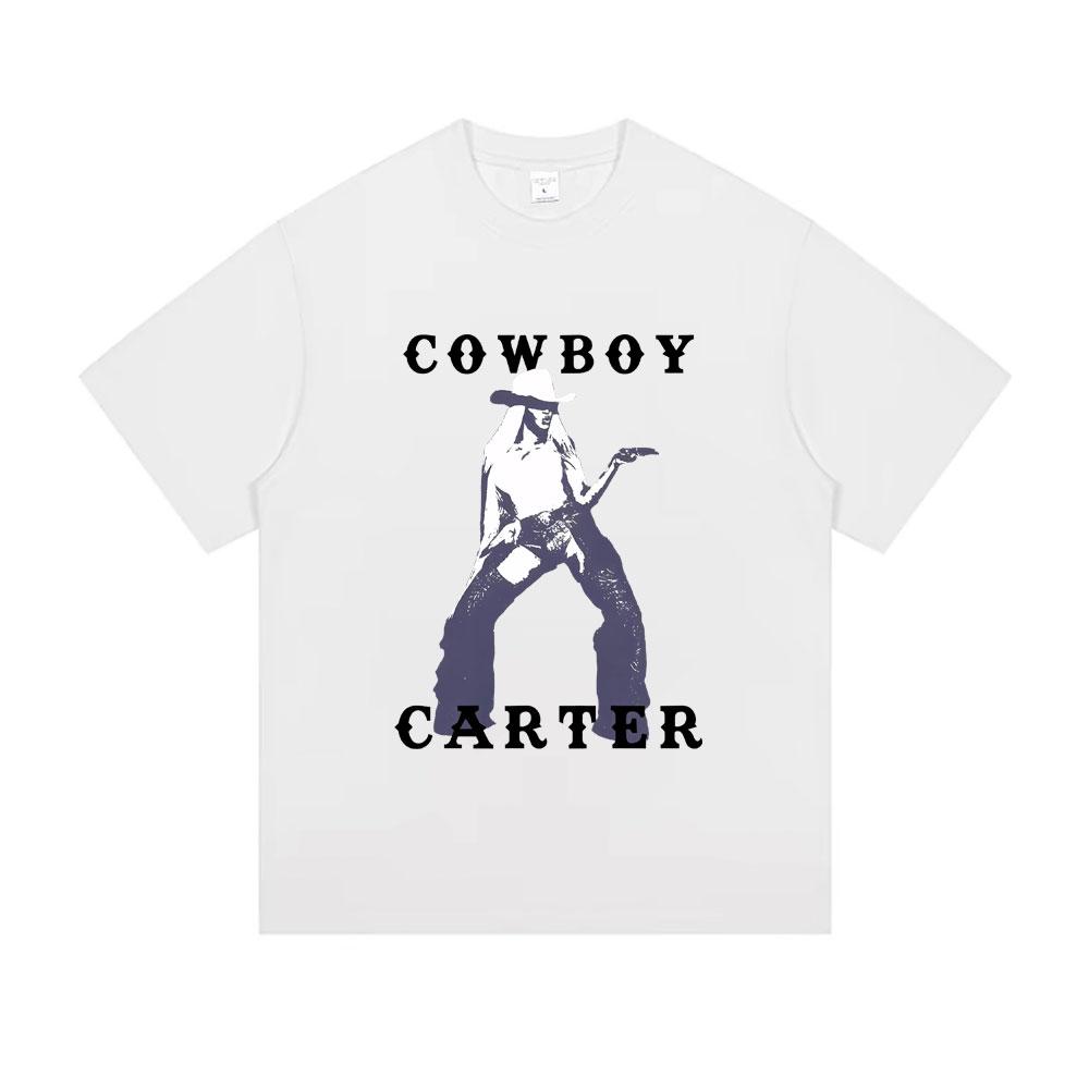 Beyonce Cowboy Carter New Album Graphic Tshirt Male Oversized Soft Cotton T Shirts Men Womens Fashion Pop Music Tshirt Tops