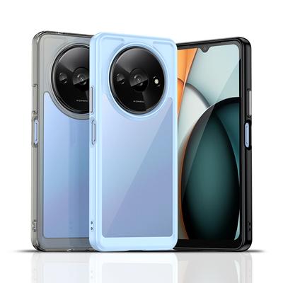 Transparent Colorful TPU Case for Xiaomi Redmi A3 13C 12C 11A 10C Redmi 12 5G Protective Clear Shockproof Full Protection Cover