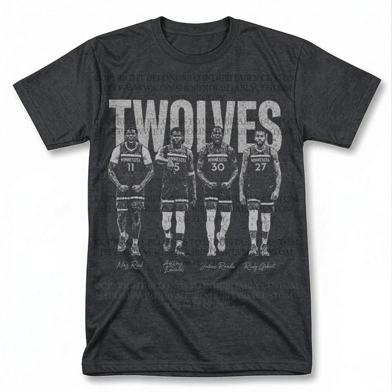 Minnesota Timberwolves Ant Edwards Graphic T Shirt Vantage Basketball Fan Tee 3XL