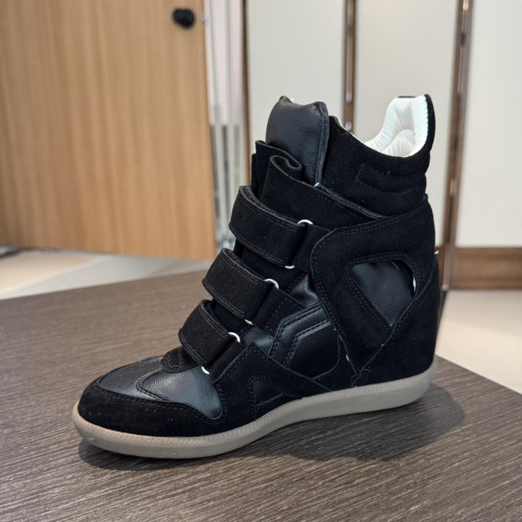 Leather Inner Height Increase Velcro Boxing Boots Women's Winter New Short Boots Sports Style Casual Boots Women's Boots