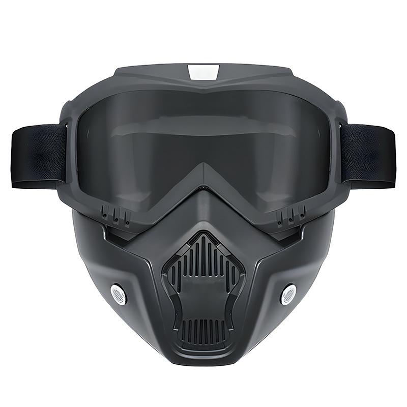 1 Pieza Máscara Gafas de una Pieza Spot Retro Harley Gafas de Motocicleta Gafas de Motocicleta Todoterreno Parabrisas