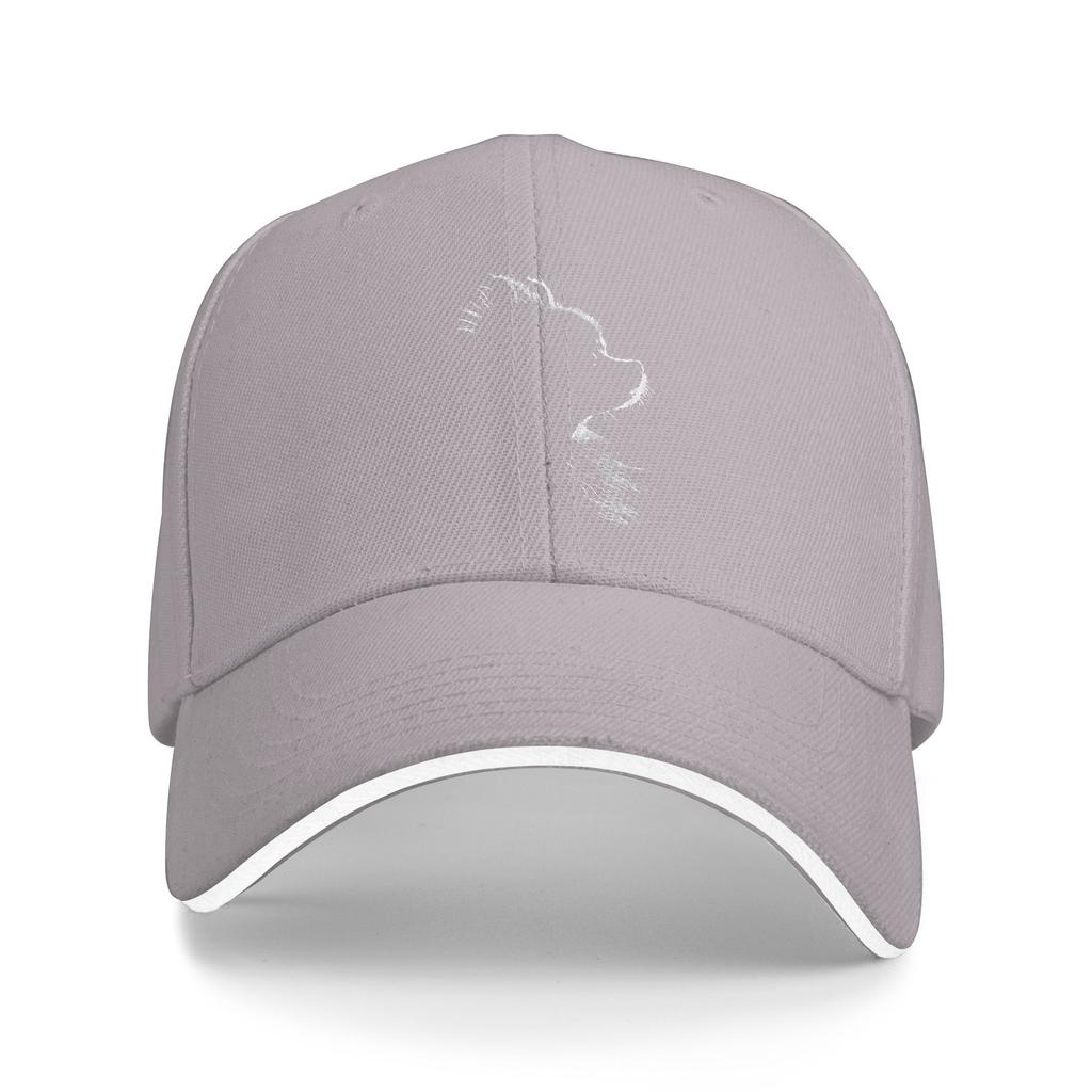 Retro Pomeranian Silhouette Casual Baseball Cap Summer Trucker Hat Sunscreen Outdoor Sports Snapback Cap Men Funny Baseball Caps
