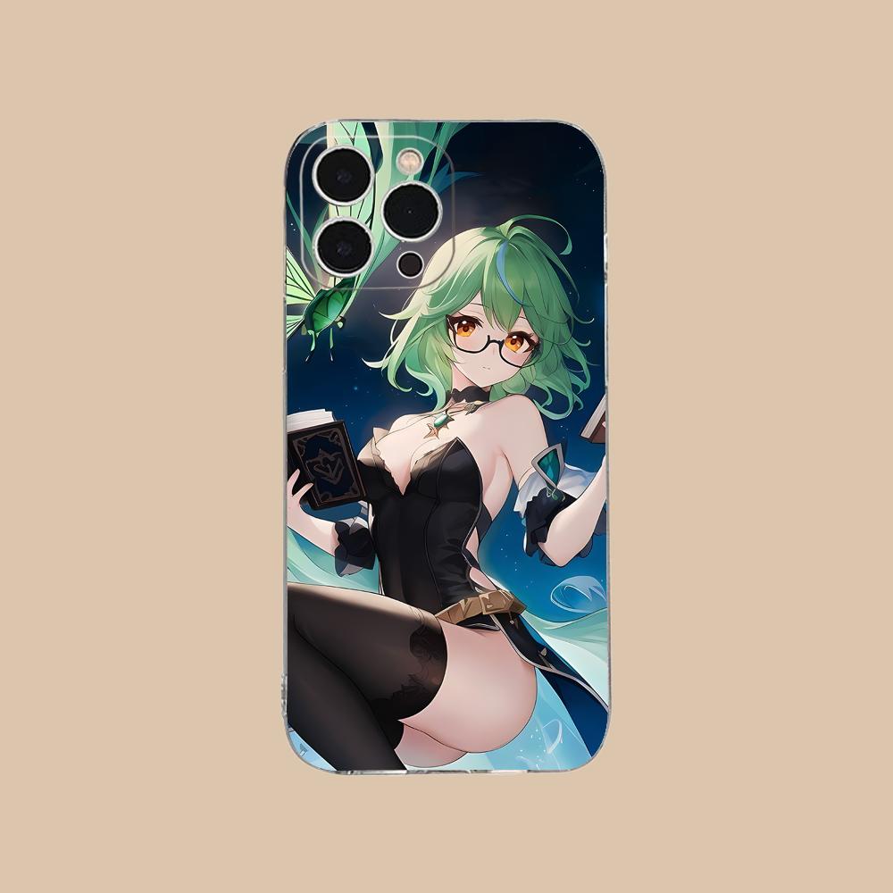 Spiel GI Saccharose Klar TPU Handyhülle für iPhone 17 16 15 14 13 12 11 X XR XS Air Pro Max Plus Mini Bunte Hülle