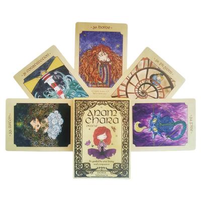 10.4*7.3cm Anamchara Oracle: Be Guided By Your Loving Soul Companion 44 Pcs Cards