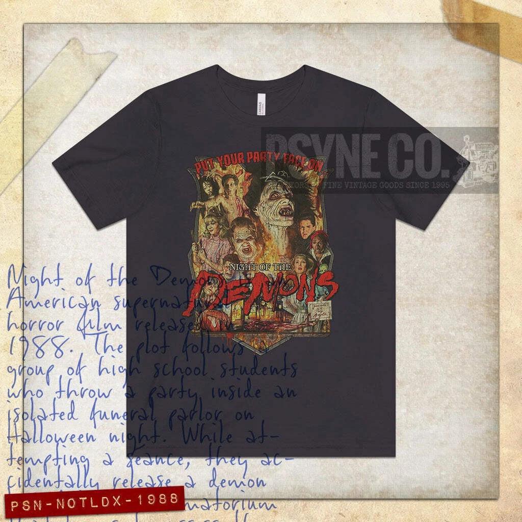 Night of the Demons 1988 Vintage Men s T shirt S