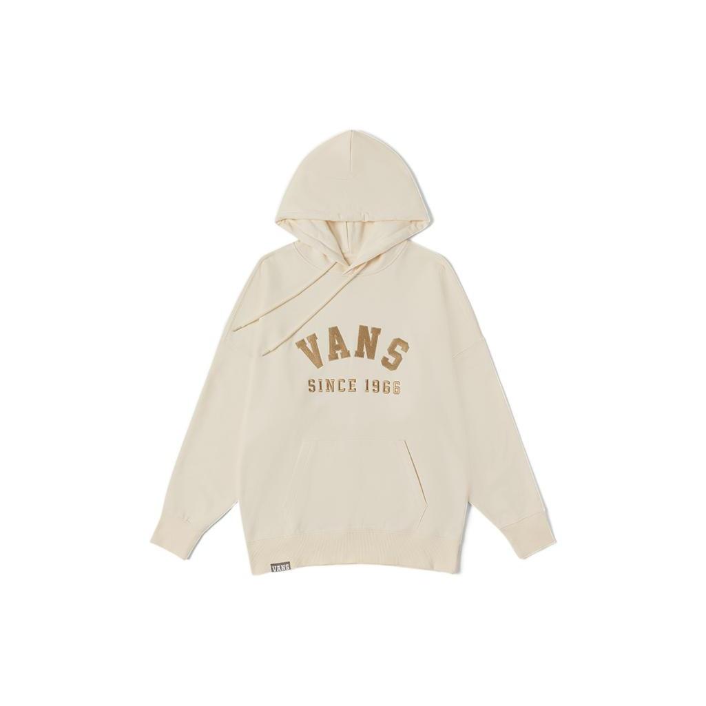 (WMNS) Vans Prep School Logo Hoodie  Beige  Women s VN0002S93KS M