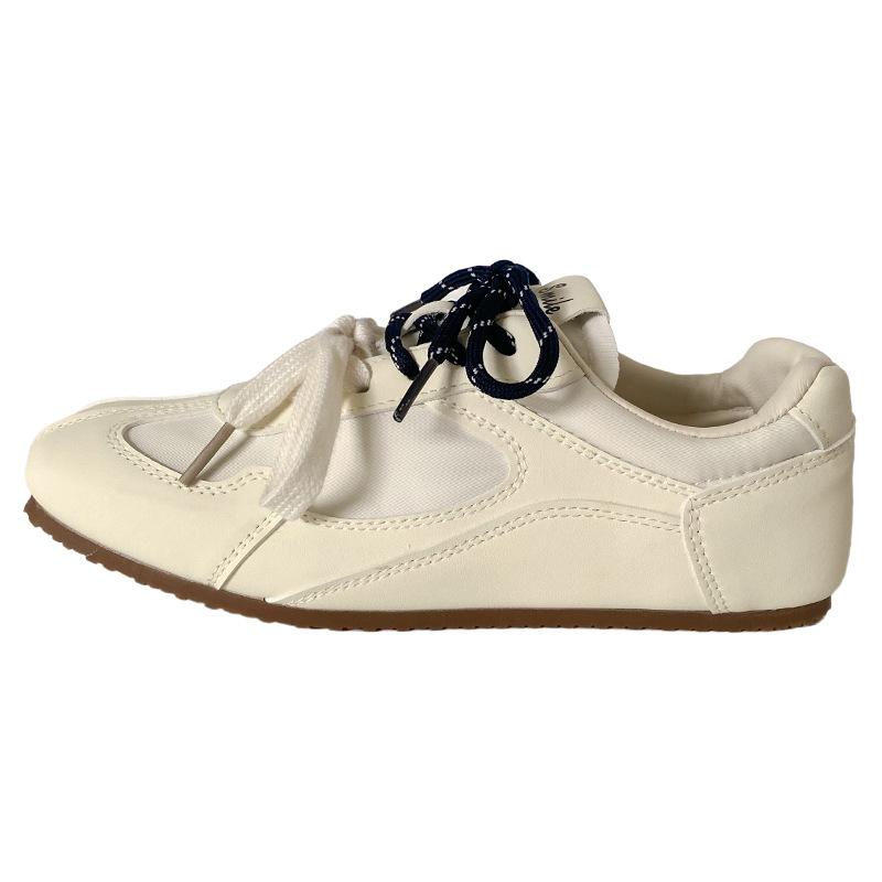 

A9849 latex insole/black and white two-color light German training shoes women s shoes board shoes little white shoes Forrest Gump shoes 2024 new 40 вершковий