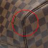 LOUIS VUITTON Damier Neverfull MM Tote Bag Brown Women N51105 Used