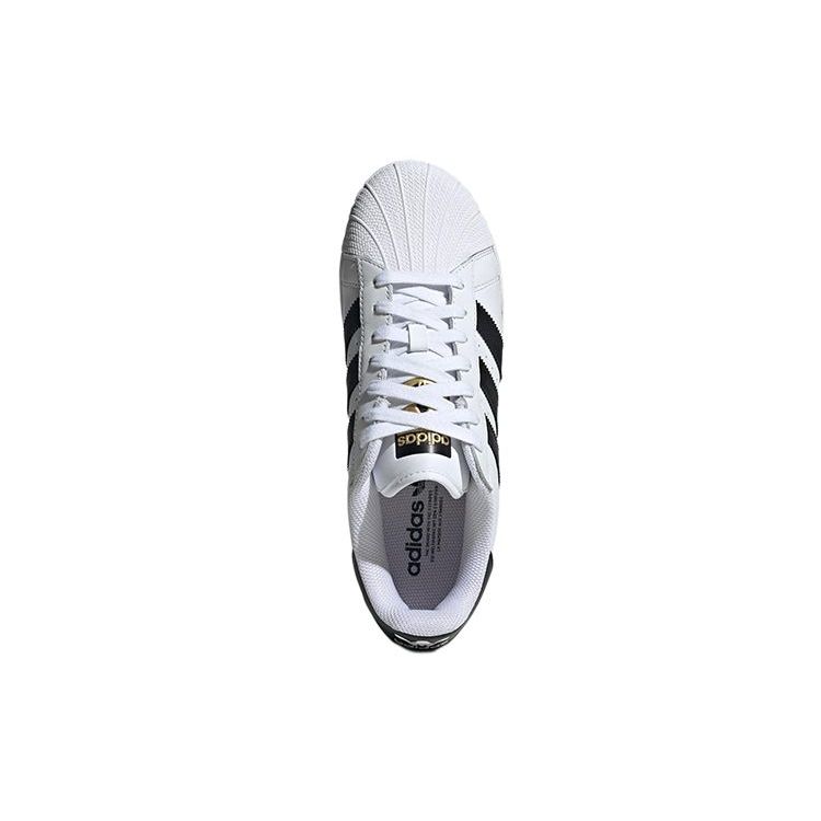 adidas נעלי סניקרס יוניסקס סופרסטאר XLG לבן שחור לבן ענן שחור ליבה זהב מטלי מטאלי IF9995